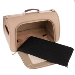 TIAKI Premium Carrying Bag Camello L 44.5 X W 28 X H 25.5 Cm -Zoo Plus 295110 premium tragetasche camello fg 4401 9