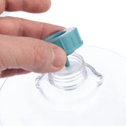 TIAKI Light Blue Food And Water Dispenser Up To 1.3kg Dry Food & 3L Water -Zoo Plus 302396 tiaki wasser und futterspender fg 6113 2 1