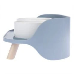 TIAKI Ceramic Bowl Duo 2 X 450 Ml, Diameter 12.5 Cm -Zoo Plus 302496 tiaki napf duo grau fg 6155 4