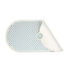 TIAKI Silicone Bowl Mat Green Rhombus L 50 X W 25 Cm -Zoo Plus 319003 tiaki silikon napfunterlage gr ne raute hs 02 9