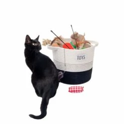 TIAKI Toy Storage Basket Diameter 27 X H 24 Cm -Zoo Plus 320002 tiaki spielzeug aufbewahrungskorb fg 1072 9