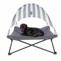 TIAKI Sun Stripes Dog Bed L 80 X W X H 80 X 30 Cm 21 TIAKI Sun Stripes Dog Bed L 80 X W X H 80 X 30 Cm -Zoo Plus 320896 hundebett sun stripes fg 8365 9