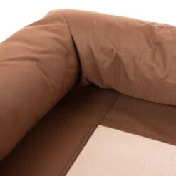 TIAKI Sun Dog Lounger Cream/ Brown, Size XL: 106 X 76 X 18cm (L X W X H) -Zoo Plus 320898 tiaki hundesofa sun cream fg 8412 7 1