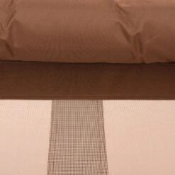 TIAKI Sun Dog Lounger Light Grey/ Dark Grey, Size L: 91 X 76 X 18cm (L X W X H) -Zoo Plus 320898 tiaki hundesofa sun cream fg 8413 5