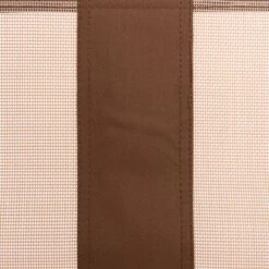 TIAKI Sun Dog Lounger Cream/ Brown, Size XL: 106 X 76 X 18cm (L X W X H) -Zoo Plus 320898 tiaki hundesofa sun cream fg 8414 9 1