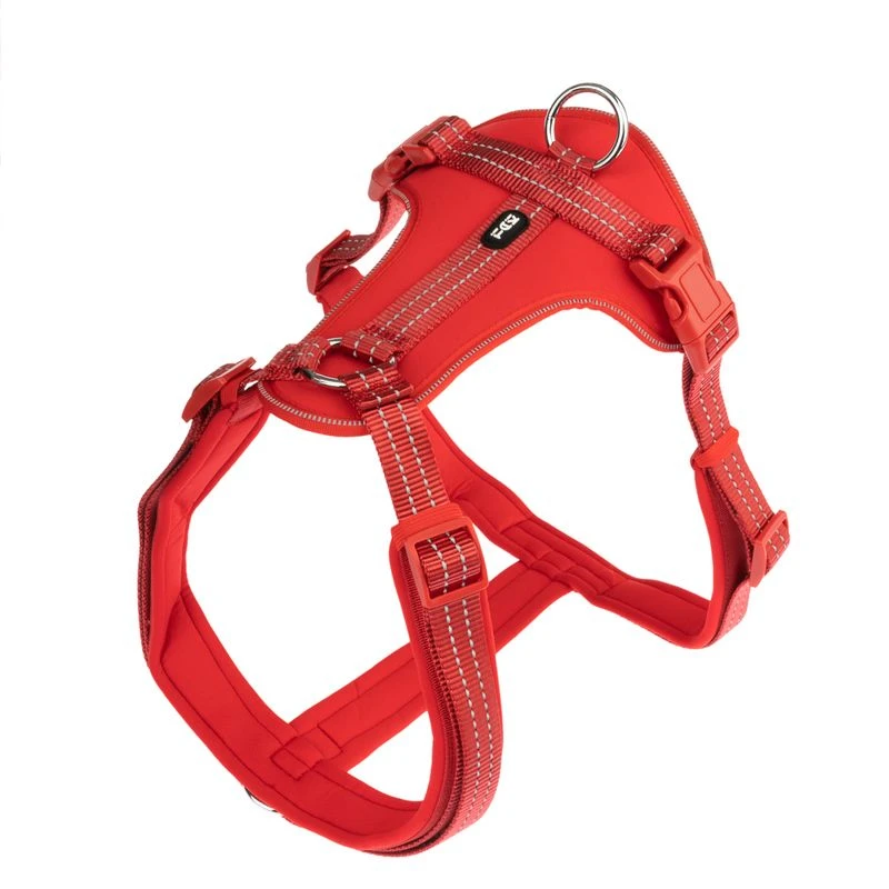 TIAKI Harness Neoprene - Red Size M: 42 - 74 Cm Chest Circumference 2 TIAKI Harness Neoprene - Red Size M: 42 - 74 Cm Chest Circumference - Image 2
