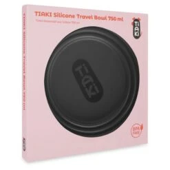 TIAKI Black Silicone Travel Bowl 500ml -Zoo Plus 329496 pla tiaki silikon reisenapf schwarz 750ml hs 01 1 1