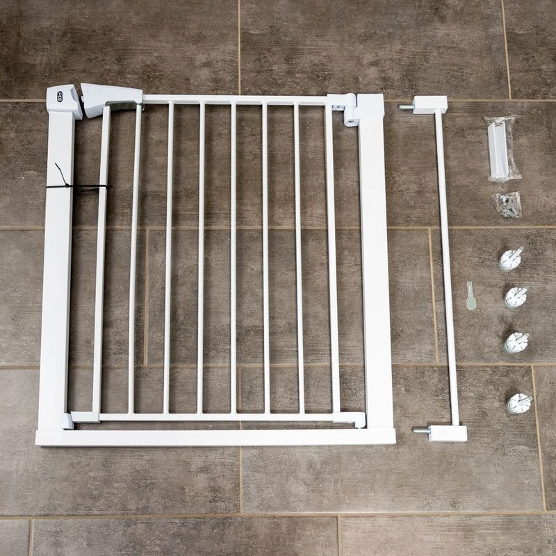 TIAKI White Dog Gate With 7 Cm Extension Height 76 Cm, Width 75 To 82 Cm 10 TIAKI White Dog Gate With 7 Cm Extension Height 76 Cm, Width 75 To 82 Cm - Image 10