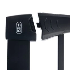TIAKI Black Dog Gate With 7 Cm Extension Height 76 Cm, Width 75 To 82 Cm -Zoo Plus 334696 tiaki dog gate black fg 8091 1