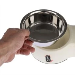 TIAKI Melamine Double Bowl 2 X 800ml, Each Diameter 16cm -Zoo Plus 337706 tiaki melamine double bowl fg 0079 6