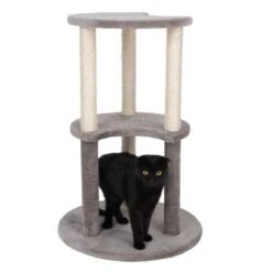TIAKI Cat Tree Maly Light Grey 30 TIAKI Cat Tree Maly Light Grey -Zoo Plus 338096 kratzbaum maly fg 5501 3