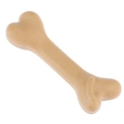 TIAKI Rubber Bone Dog Toy 15 X 4.5 X 3.5cm (L X W X H) -Zoo Plus 351996 pla rubber bone dog toy fg 9232 6