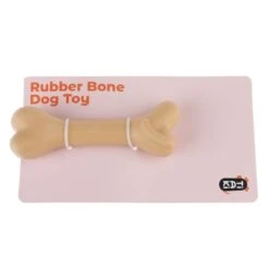 TIAKI Rubber Bone Dog Toy 15 X 4.5 X 3.5cm (L X W X H) -Zoo Plus 351996 rubber bone dog toy fg 9230 9