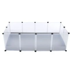 TIAKI Indoor Slot-Together Small Pet Run With Base 145 X 75 X 46cm (L X W X H) -Zoo Plus 372304 kleintierfreilauf fg 0326 7