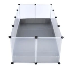 TIAKI Indoor Slot-Together Small Pet Run With Base 145 X 75 X 46cm (L X W X H) -Zoo Plus 372304 kleintierfreilauf fg 0327 8