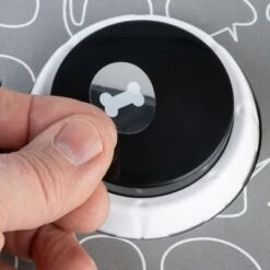 TIAKI Pet Talking Buttons "Let's Talk!" 9 X 4cm (diameter X H), 4 Pieces -Zoo Plus 376716 tiaki pet talking buttons lets talk fg 3745 3