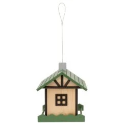 TIAKI House Bird Feeder 25 X 21 X 24.5 Cm (L X W X H) -Zoo Plus 378000 tiaki wooden bird feeder fg 3901 4