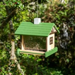 TIAKI House Bird Feeder 25 X 21 X 24.5 Cm (L X W X H) -Zoo Plus 378000 tiaki wooden bird feeder fg 4039 7