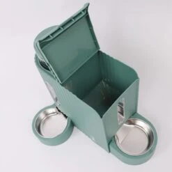 TIAKI PERFECT FIT Food And Water Dispenser Up To 1.3kg Dry Food & 3l Of Water -Zoo Plus 380698 tiaki futter und wasserspender perfect fit hs 04 3