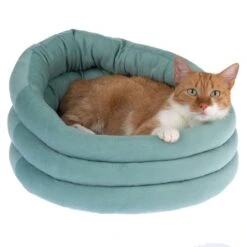 TIAKI Poppy Cosy Bed 45 X 28cm (approx.) 17 TIAKI Poppy Cosy Bed 45 X 28cm (approx.) -Zoo Plus 383820 tiaki poppy cat fg 5147 6