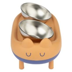 TIAKI Cova Feeding Station 2 X 350ml (diameter 15cm) -Zoo Plus 383933 tiaki double elevated bowl cova fg 4508 6