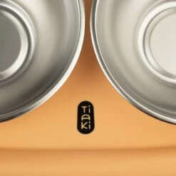 TIAKI Cova Feeding Station 2 X 350ml (diameter 15cm) -Zoo Plus 383933 tiaki double elevated bowl cova fg 4509 1