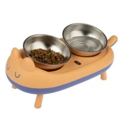 TIAKI Cova Feeding Station 2 X 350ml (diameter 15cm) -Zoo Plus 383933 tiaki double elevated bowl cova fg 4518 2