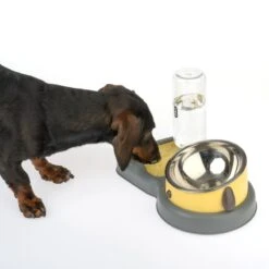 TIAKI Food And Water Dispenser 2-in-1 200ml Bowl & 500ml Bottle 22 TIAKI Food And Water Dispenser 2-in-1 200ml Bowl & 500ml Bottle -Zoo Plus 383934 tiaki feed and water dispencer dog fg 4662 7