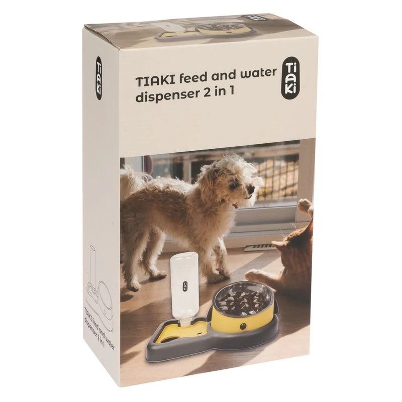 TIAKI Food And Water Dispenser 2-in-1 200ml Bowl & 500ml Bottle 15 TIAKI Food And Water Dispenser 2-in-1 200ml Bowl & 500ml Bottle - Image 15