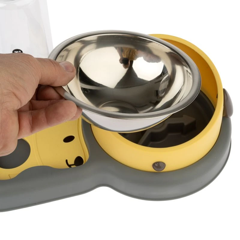 TIAKI Food And Water Dispenser 2-in-1 200ml Bowl & 500ml Bottle 5 TIAKI Food And Water Dispenser 2-in-1 200ml Bowl & 500ml Bottle - Image 5