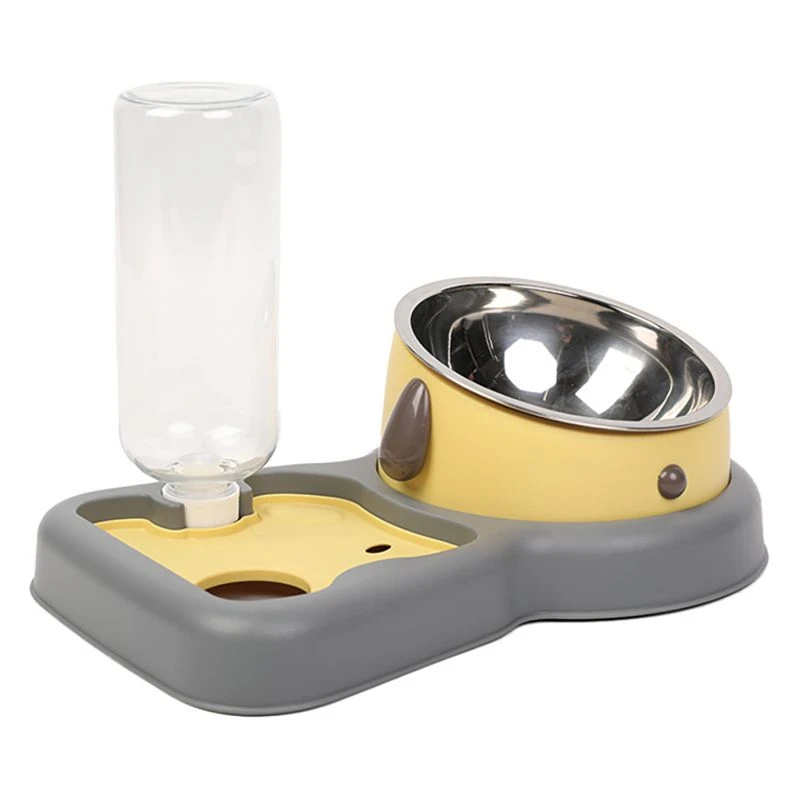 TIAKI Food And Water Dispenser 2-in-1 200ml Bowl & 500ml Bottle 1 TIAKI Food And Water Dispenser 2-in-1 200ml Bowl & 500ml Bottle