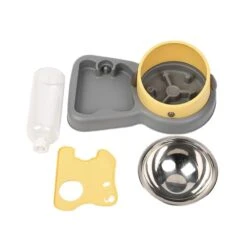 TIAKI Food And Water Dispenser 2-in-1 200ml Bowl & 500ml Bottle 28 TIAKI Food And Water Dispenser 2-in-1 200ml Bowl & 500ml Bottle -Zoo Plus 383934 tiaki futter wasserspender 2in1 hs 11 4