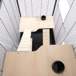 TIAKI Rat & Chinchilla Cage 100 X 54 X 100 Cm (L X W X H) -Zoo Plus 388098 tiaki rat cinchilla cage fg 3898 6