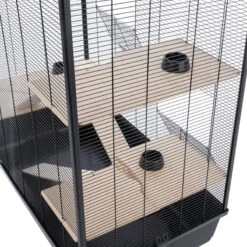 TIAKI Rat & Chinchilla Cage 100 X 54 X 100 Cm (L X W X H) -Zoo Plus 388098 tiaki rat cinchilla cage fg 3902 3