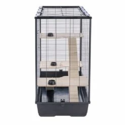 TIAKI Rat & Chinchilla Cage 100 X 54 X 100 Cm (L X W X H) -Zoo Plus 388098 tiaki rat cinchilla cage fg 3910 9