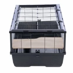 TIAKI Living Large Small Pet Cage 100 X 54 X 39 Cm (L X W X H) -Zoo Plus 388198 tiaki rodent cage living large fg 3933 7