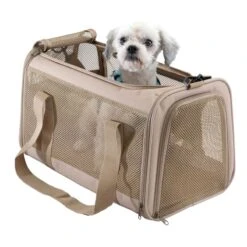 TIAKI Mesh Carry Case 46 X 28 X 28cm (L X W X H) -Zoo Plus 392796 tiaki pet transport bag fg 8181 9