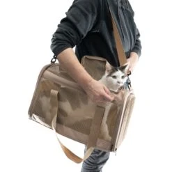 TIAKI Mesh Carry Case 46 X 28 X 28cm (L X W X H) -Zoo Plus 392796 tiaki pet transport bag fg 8404 3