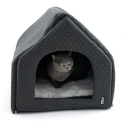 TIAKI Fingal Cosy Cave 70 X 55 X 55cm (L X W X H) -Zoo Plus 397609 tiaki kuschelhoehle fingal cat fg 2313 4