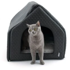 TIAKI Fingal Cosy Cave 70 X 55 X 55cm (L X W X H) -Zoo Plus 397609 tiaki kuschelhoehle fingal cat fg 2324 4