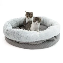 TIAKI Bucky Cosy Bed Diameter 64 X (H) 33 Cm -Zoo Plus 398096 tiaki kuschelbett bucky fg 2258 0