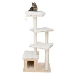 TIAKI Nova Cat Tree Cream -Zoo Plus 402596 tiaki nova fg 6974 6
