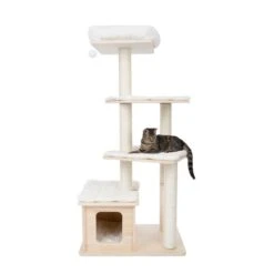 TIAKI Nova Cat Tree Cream -Zoo Plus 402596 tiaki nova fg 6988 8