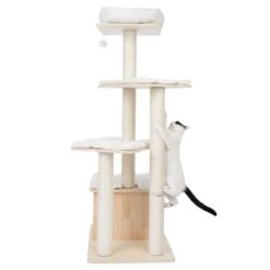 TIAKI Nova Cat Tree Cream -Zoo Plus 402596 tiaki nova fg 7000 7