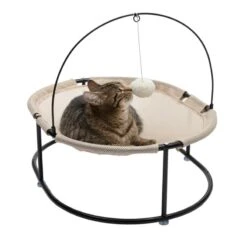 TIAKI Sun Lounger - Sand 63 X 46 X 47 Cm (L X W X H) -Zoo Plus 402811 tiaki sand sunbed fg 9202 1