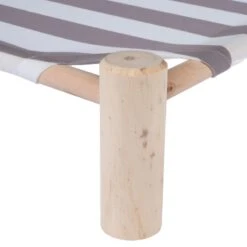 TIAKI Stripes Cat Bed 50 X 50 X 13cm (L X W X H) -Zoo Plus 403597 tiaki stripes cat bed fg 5173 8