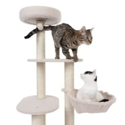 TIAKI Shearly Cat Tree Beige -Zoo Plus 412706 tiaki shearly fg 7383 4