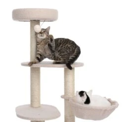 TIAKI Shearly Cat Tree Beige -Zoo Plus 412706 tiaki shearly fg 7392 8