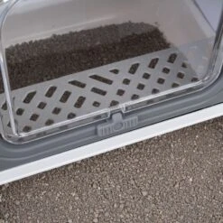 TIAKI Jax Hop-In Cat Litter Tray Dark Grey -Zoo Plus 414996 top entry toilet jax fg 6241 8