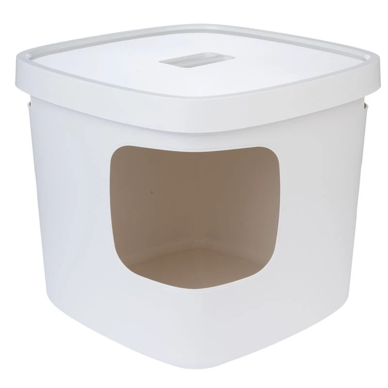 TIAKI Devon Hooded Toilet White 1 TIAKI Devon Hooded Toilet White